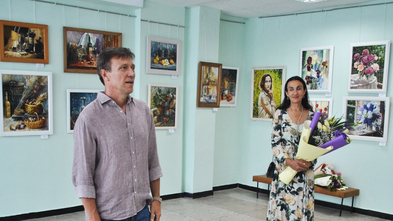 Відкрилась виставка члена НСХУ Олександра Мірошніченка