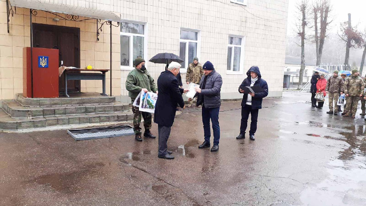 Привітали військовослужбовців з Днем Збройних Сил України