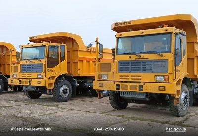 Сервісні центри МВС розпочали реєстрацію великотоннажного та іншого технологічного транспорту   