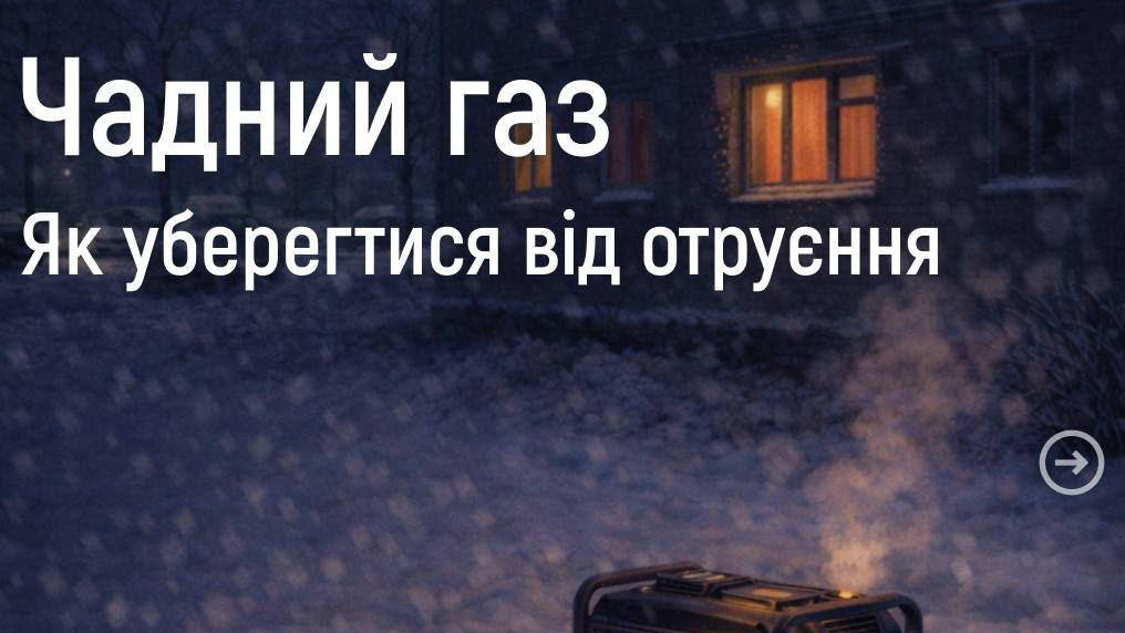 Обережно: чадний газ!