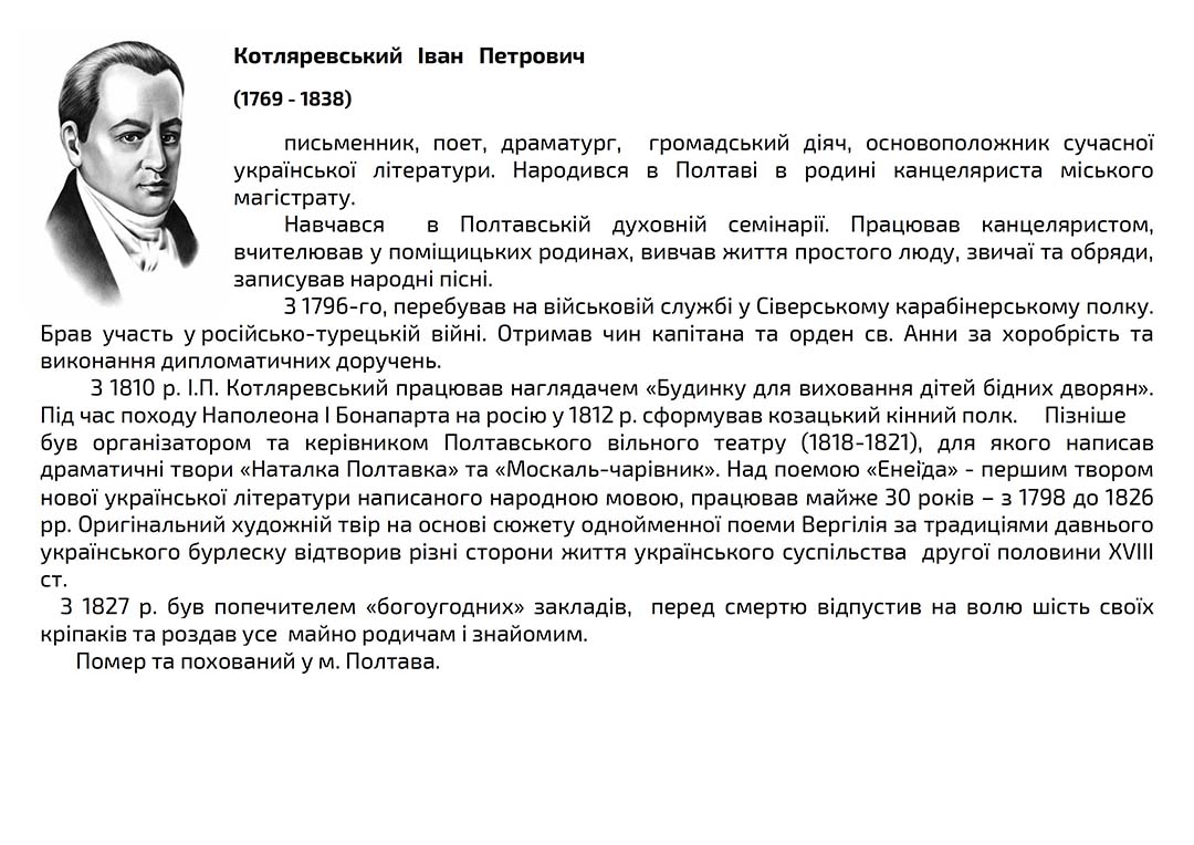 kotlyarevskyi ivan petrovych