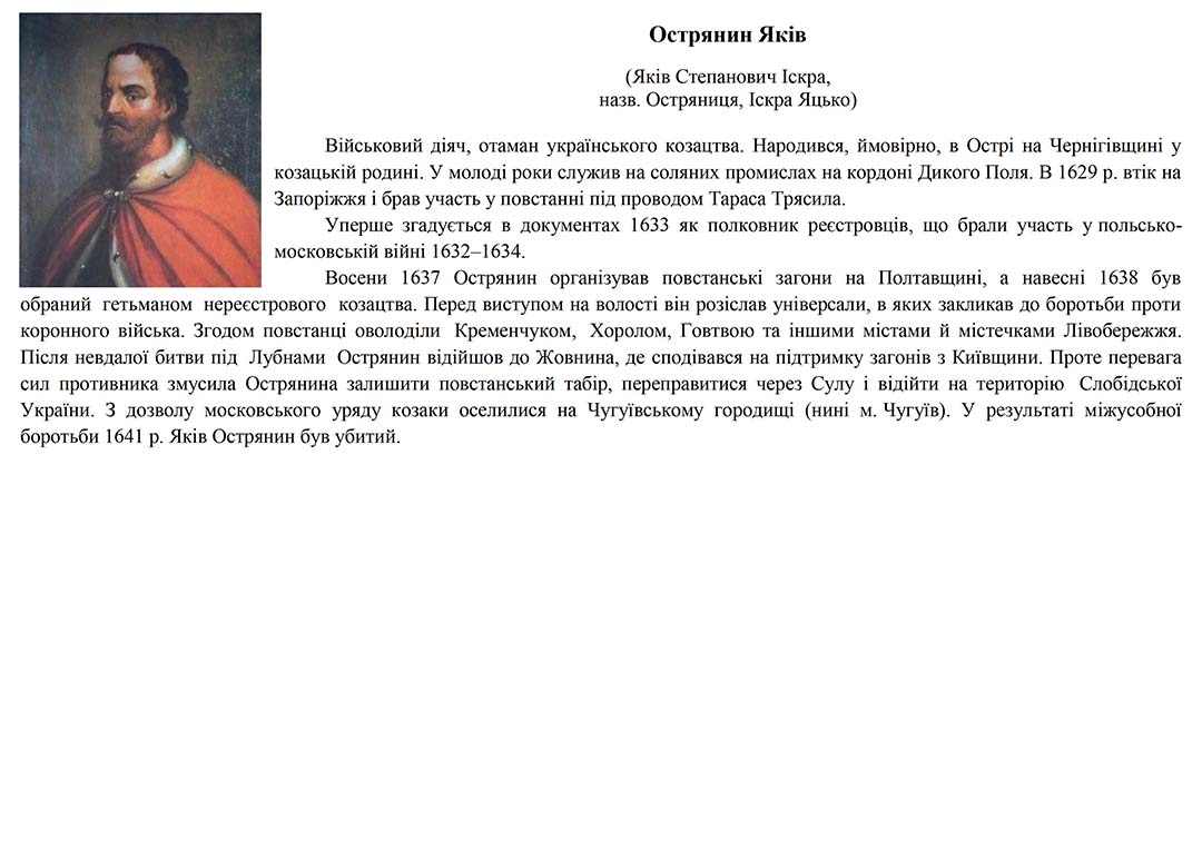 ostrianyn yakiv